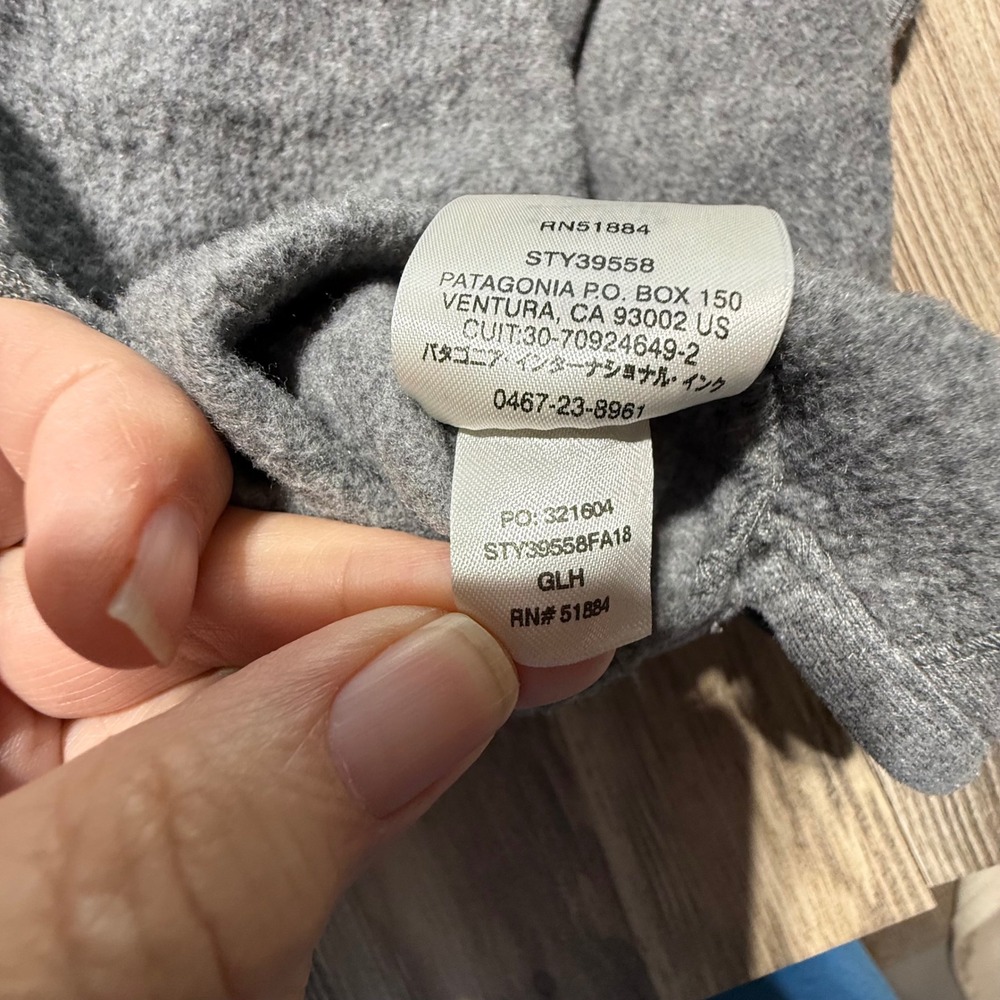 Patagonia Uprisal Crew Sweatshirt Gray Mountain Graphic Gorpcore - Picture 5 of 6